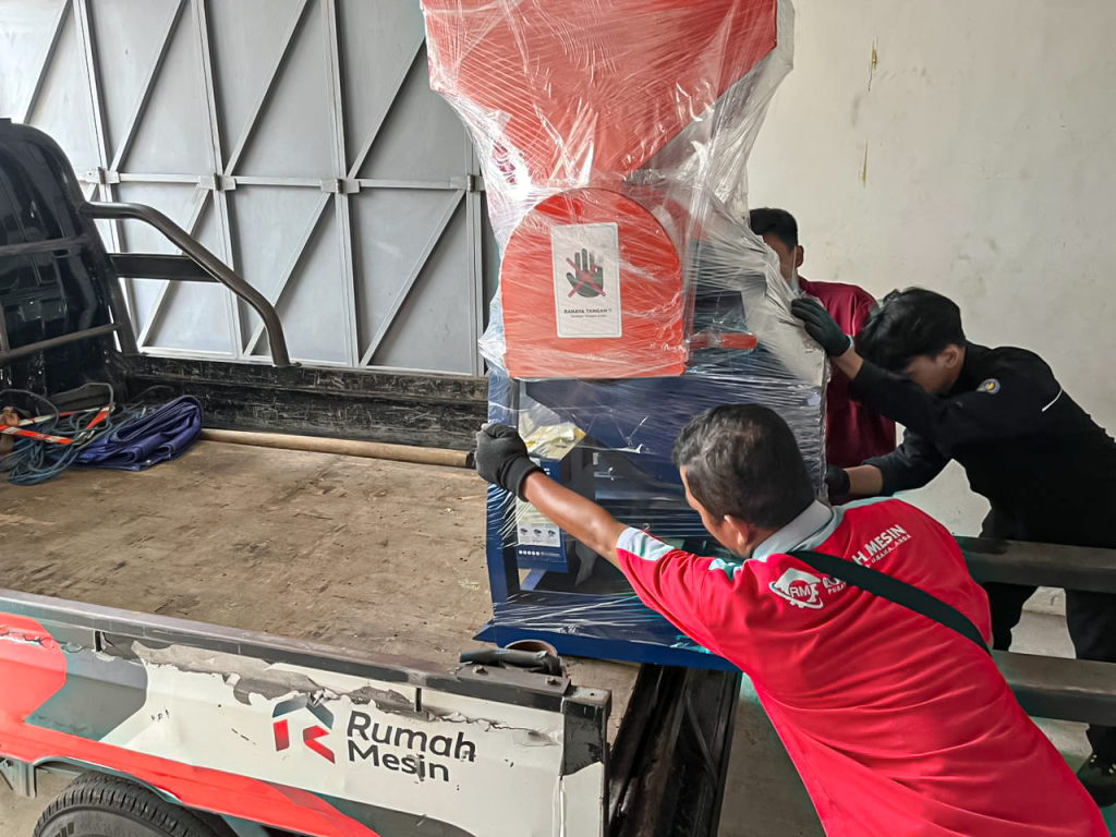 Pengiriman Mesin Pencacah Plastik ke Sleman