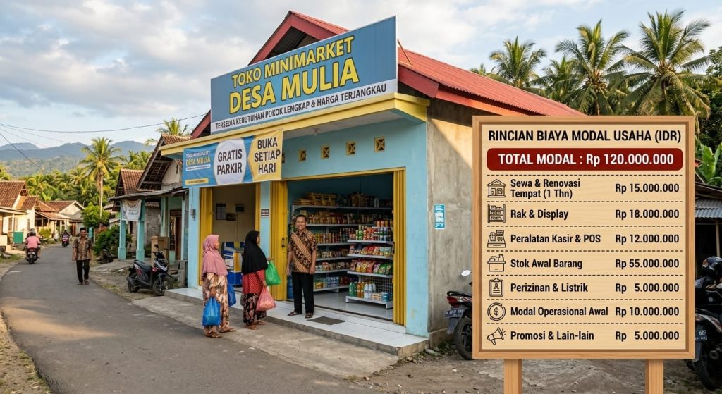 menghitung modal usaha di desa