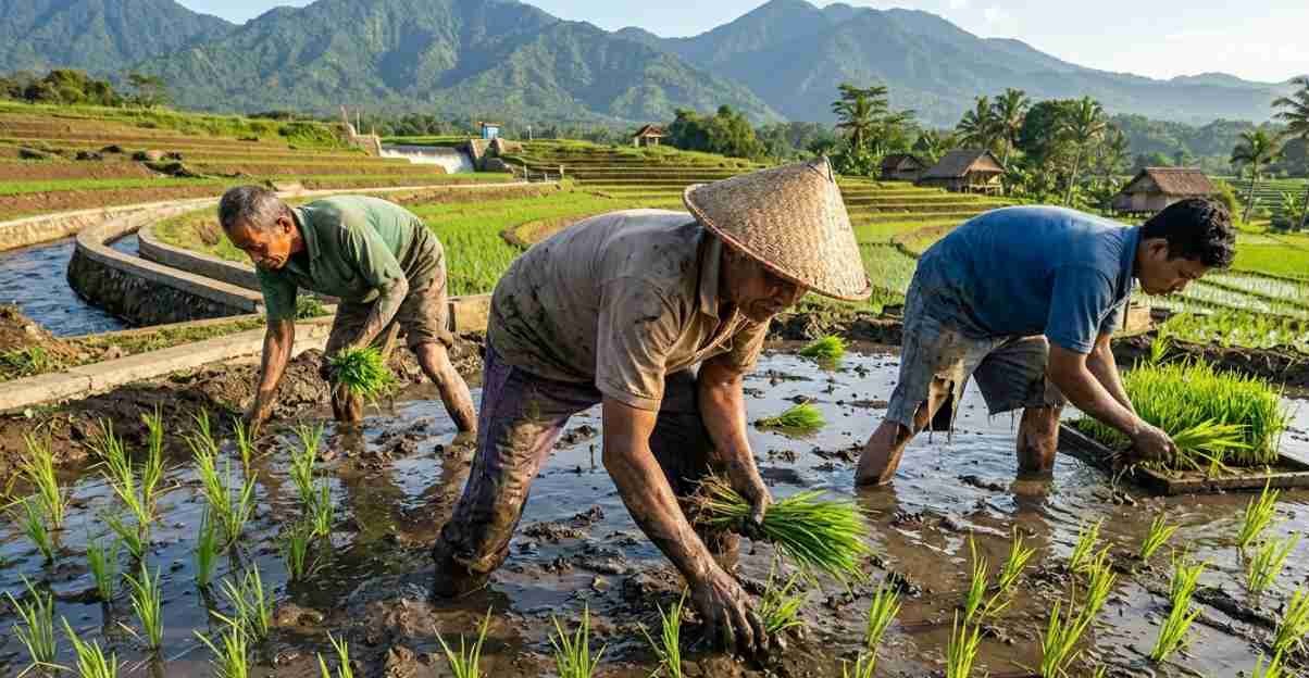 perairan sawah yang benar 
