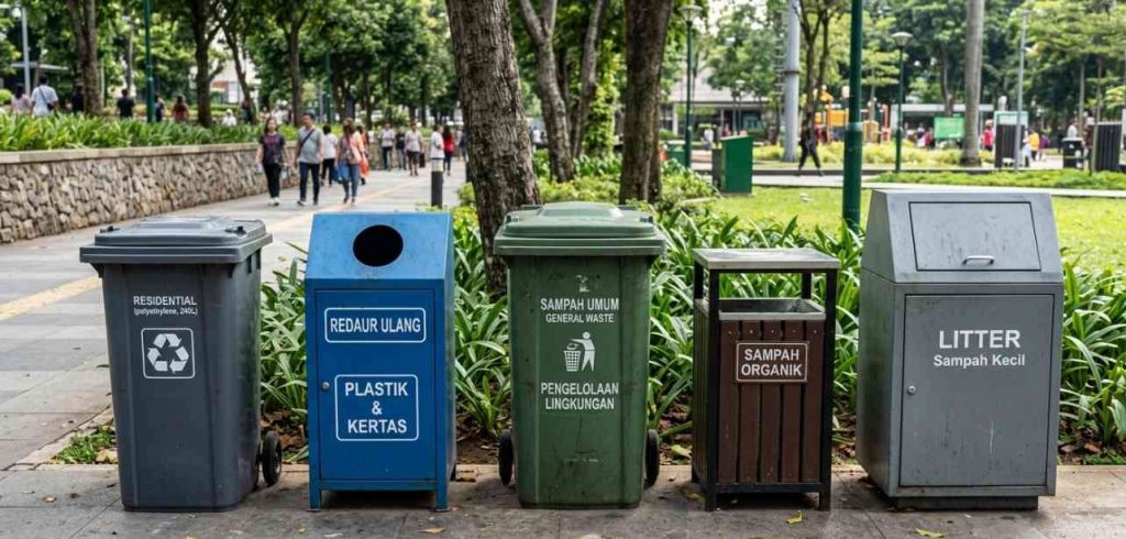 macam macam tong sampah