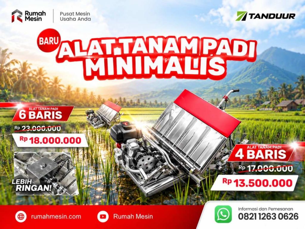 Harga Mesin Tanam Padi