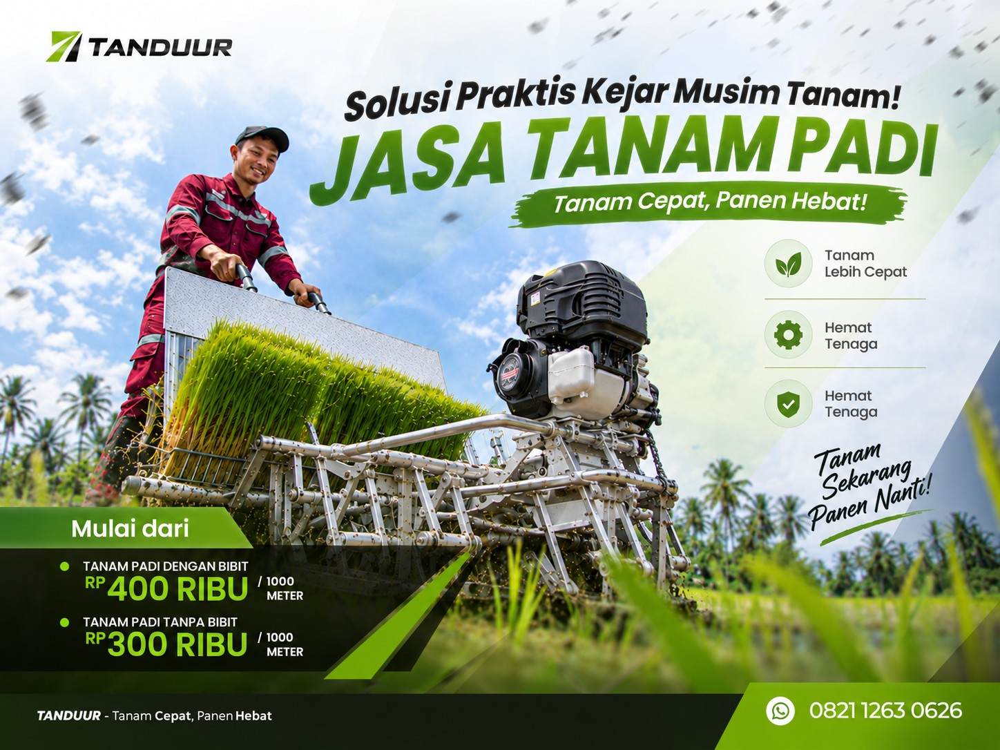 Jasa Tanam Padi Jogja
