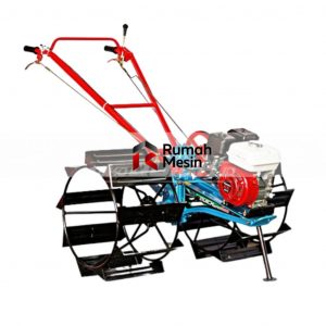 cara membajak sawah dengan hand tracktor