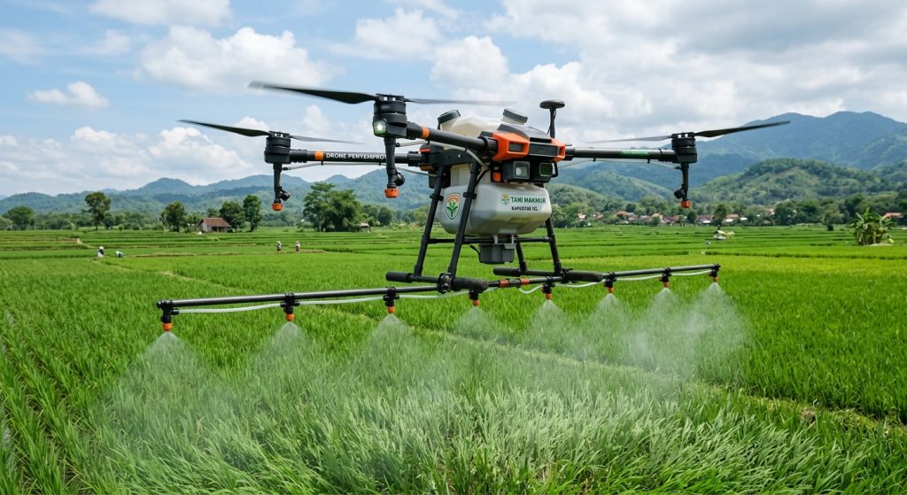 apa itu drone sprayer untuk penyemprotan lahan pertanian