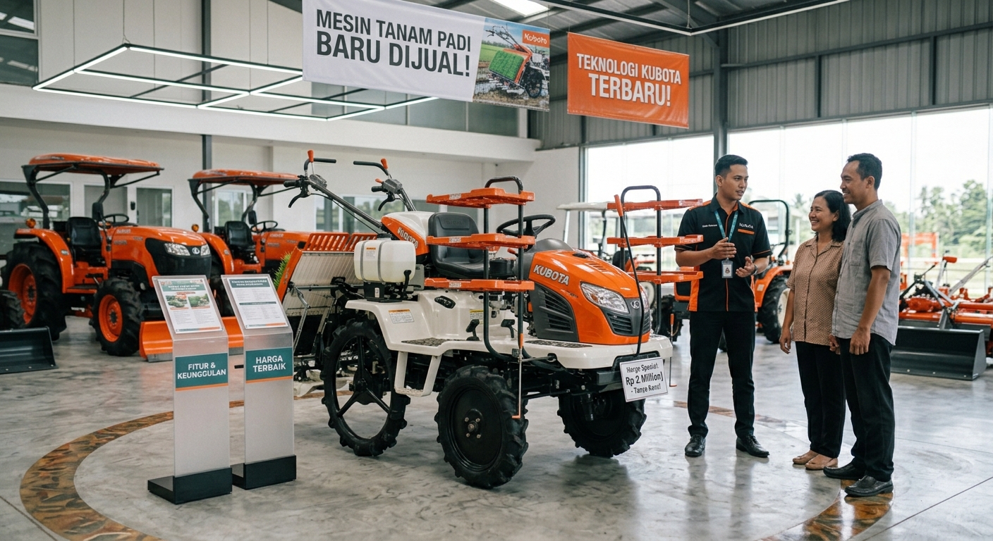 cara memilih alat tanam padi